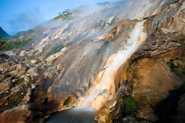 stock image View of Valley of Geysers in Kronotsky reserve