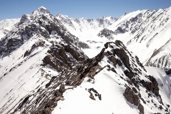 Escalada Kirguistán Pamir Alai Campamento Alpino Dugoba Imagen De Stock