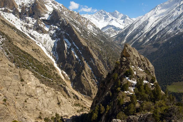 Escalada Kirguistán Pamir Alai Campamento Alpino Dugoba Imagen De Stock