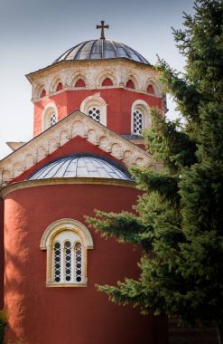 Sırp Ortodoks Manastırı Zica 13. yüzyılda, Central Serbia, Kralevo inşa edilmiş. Sırp krallarının coronational kilise. Olağanüstü önemli kültürel anıt. 