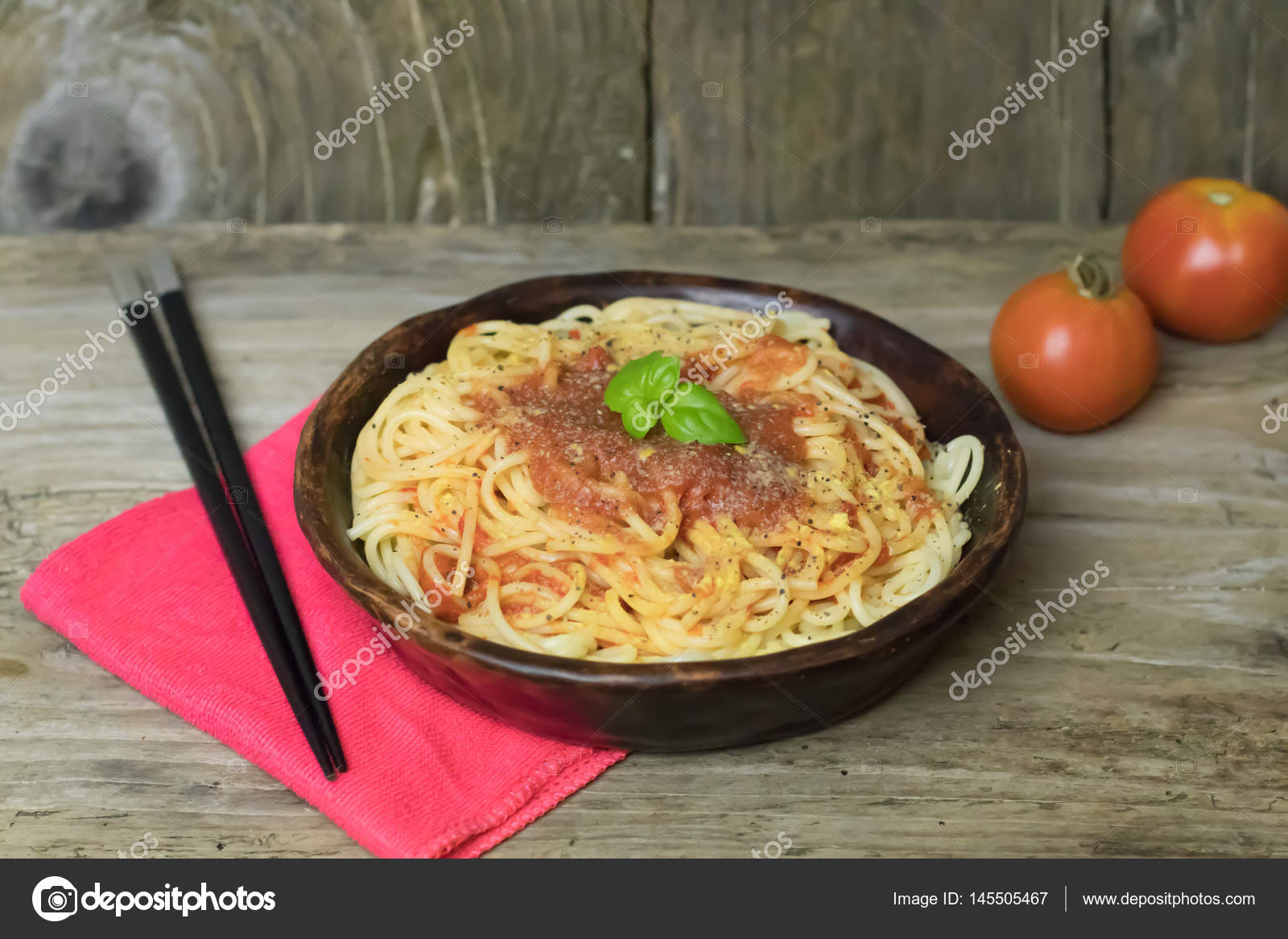 Marinara Soslu Spagetti Marinara Soslu Spagetti