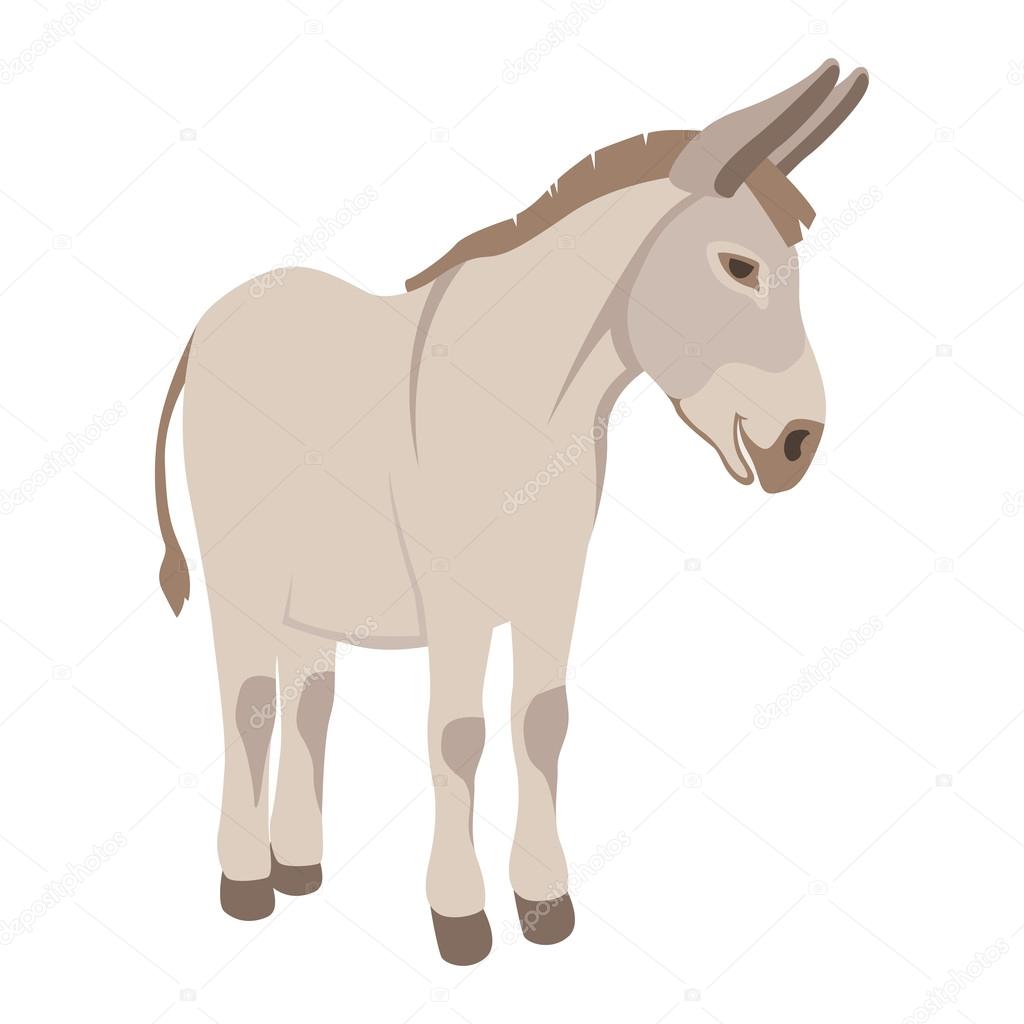Donkey vector style Flat