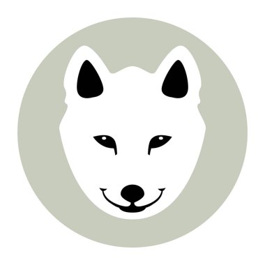 Şekil Stili düz tilki vektör