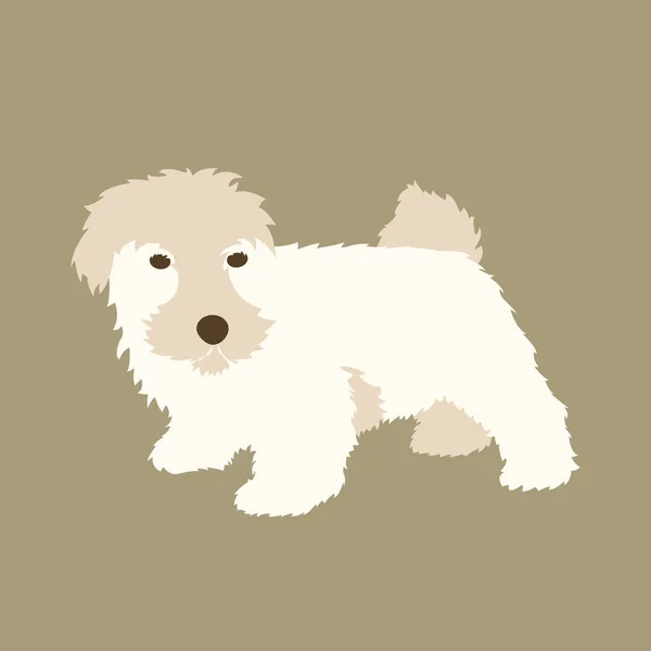 Dog Vector illustration style Flat — Stock Vector