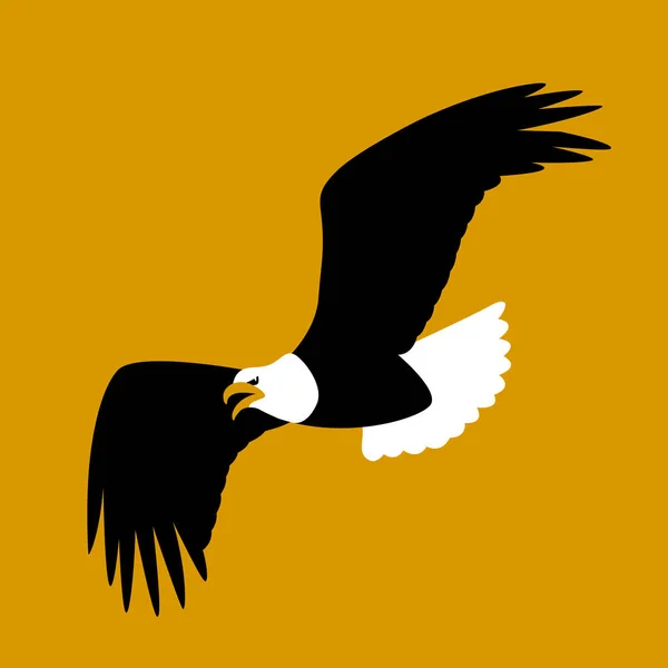 Eagle wektor ilustracja styl płaskim — Wektor stockowy