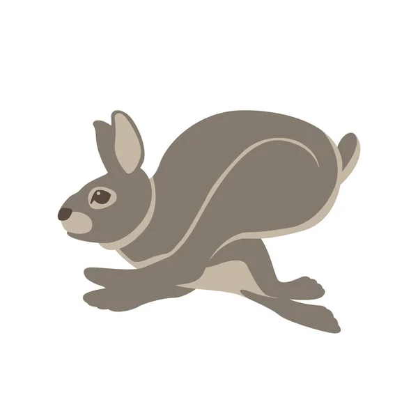 Стиль векторной иллюстрации зайца — стоковый вектор