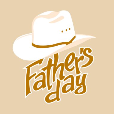 Babalar günü vektör çizim tebrik kartı  