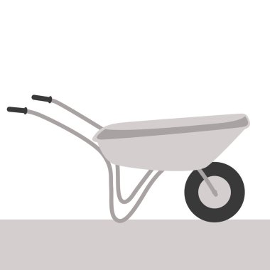 el arabası vektör çizim düz stil profili 