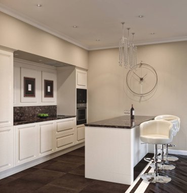 ada mutfak 3D çizimi