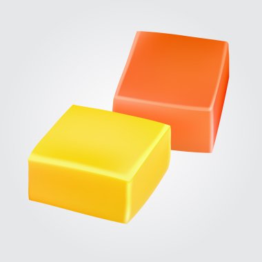 karamel meyve şekerleri çiğneme