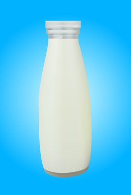 Taze süt cam şişe 