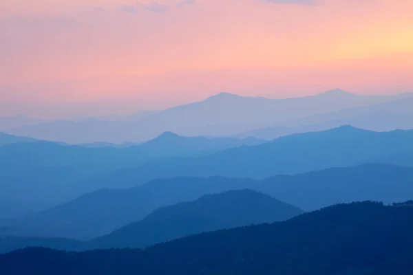 Закат Дымной горы — стоковое фото