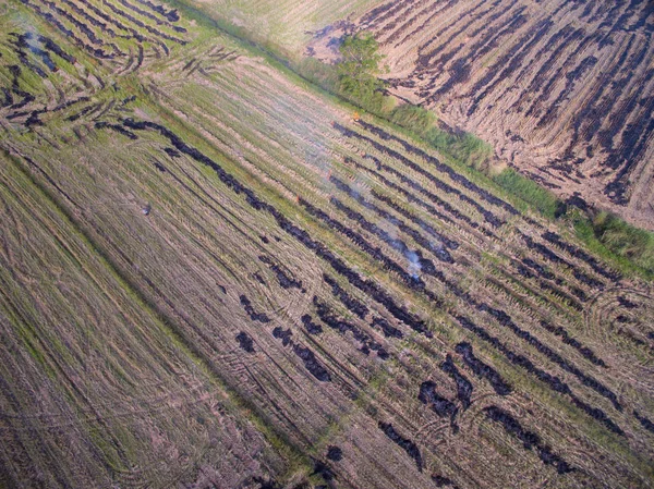 Terraced Rice Field en Chiangmai, Tailandia vista superior — Foto de Stock