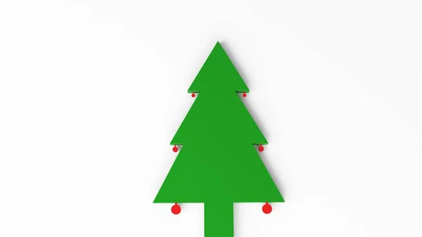 Estudio de árbol de Navidad — Foto de Stock