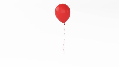 ballon red 3d