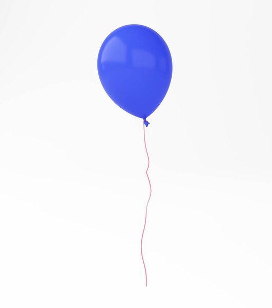 blue ballon 3d