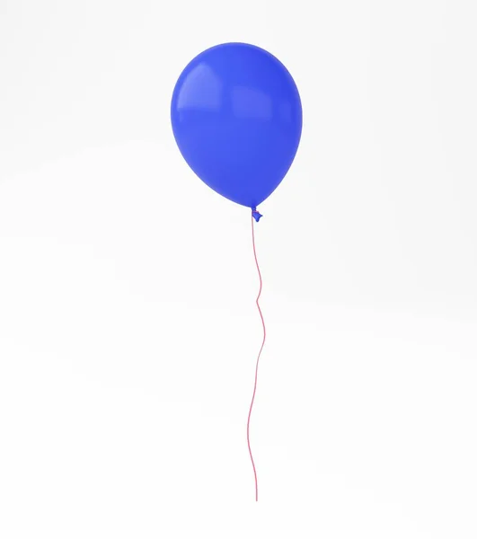 Blue ballon 3d Stock Image