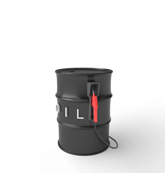 Combustible de la bomba de aceite 3d —  Fotos de Stock