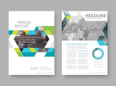 Yıllık rapor tasarımı kapak