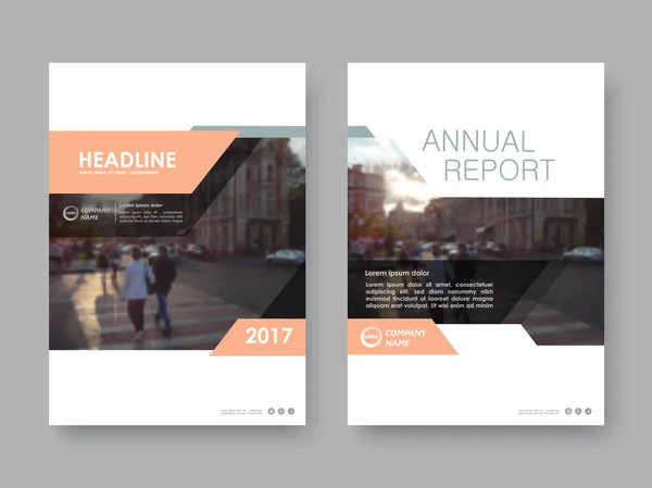 Cover design annual report — Stock Vector