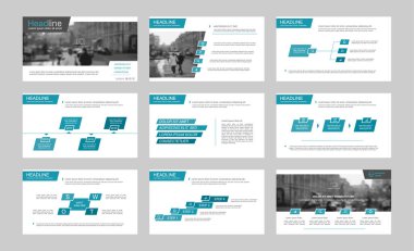 Infographic öğeleri için sunu şablonları.