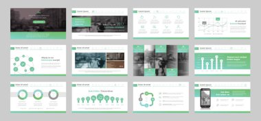 Infographic öğeleri için sunu şablonları.