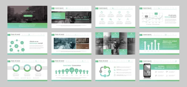 プレゼンテーション テンプレートのインフォ グラフィックの要素. — ストックベクタ