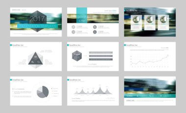 Infographic öğeleri için sunu şablonları.