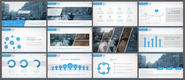 Infographic öğeleri için sunu şablonları.