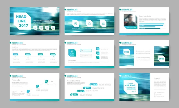 プレゼンテーション テンプレートのインフォ グラフィックの要素. — ストックベクタ