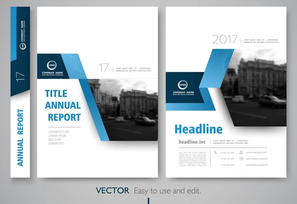 Karşılamak etkinlikleri rapor tasarımı, el ilanı, sunum, broşür. — Stok Vektör