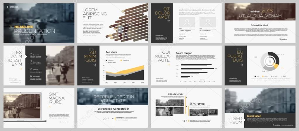 Elements for infographics and presentation templates.