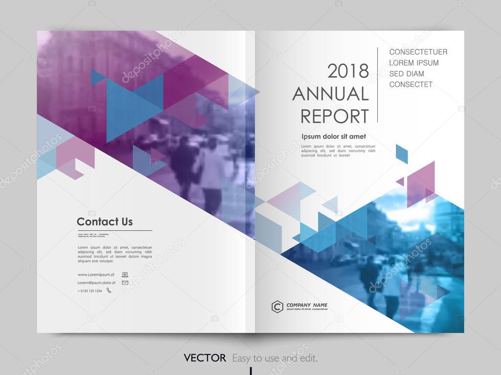 Cover design, vector template brochures