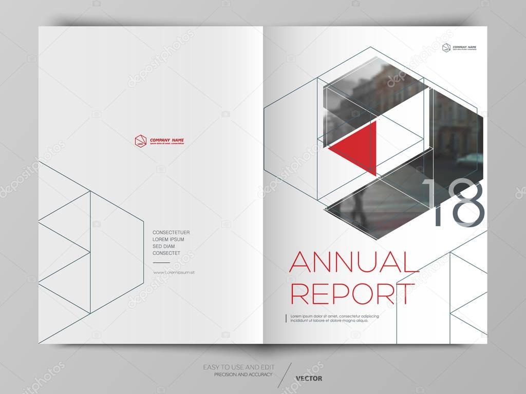 Cover design annual report, flyer, brochure.