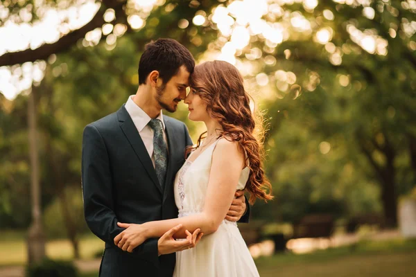 Colpo nuziale di sposa e sposo — Foto Stock