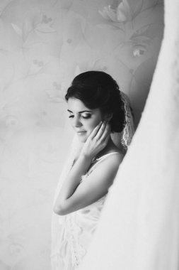 mutlu gelin sabah. Gelin hazırlanıyor.