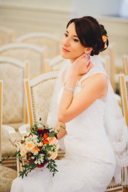 güzel gelin portresi