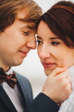 Mutlu gelin ve damat düğünlerinde