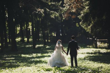 Gelin ve Damat Düğün içinde çift