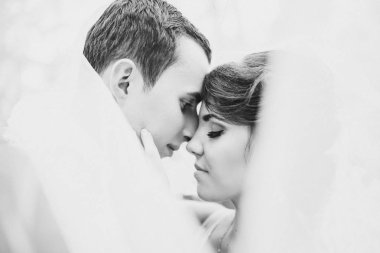 Gelin ve Damat Düğün içinde çift