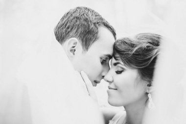 Gelin ve Damat Düğün içinde çift