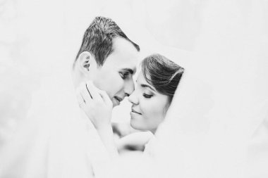 Gelin ve Damat Düğün içinde çift