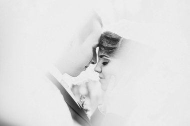 Gelin ve Damat Düğün içinde çift