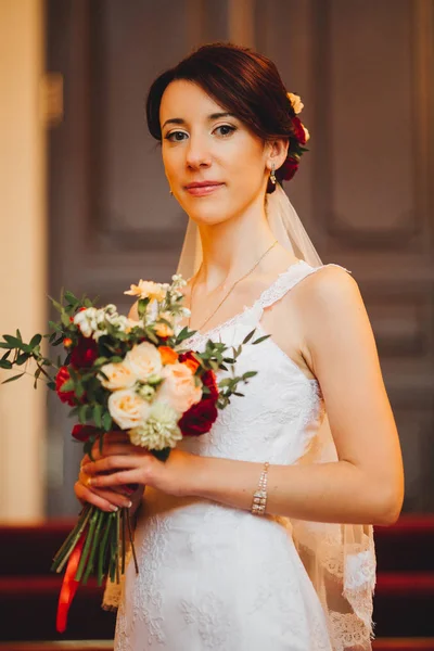 Portrait de belle mariée — Photo