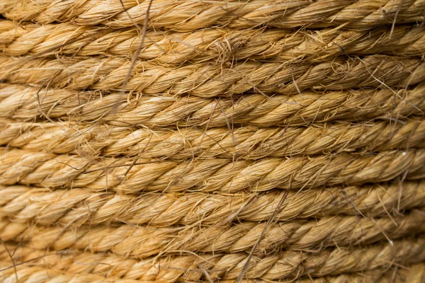Achtergrond van hennep touw Stockfoto