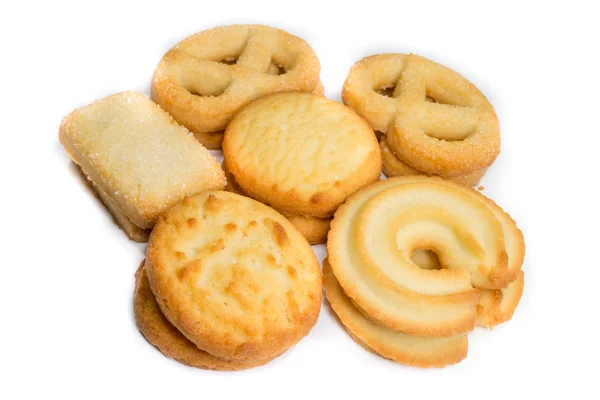 Cookies geïsoleerd op wit — Stockfoto