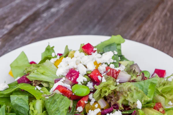 Ensalada picada con queso de cabra —  Fotos de Stock