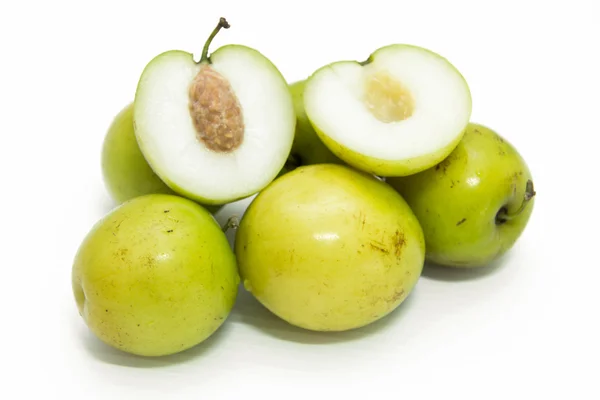 Fruta de manzana mono sobre fondo blanco —  Fotos de Stock