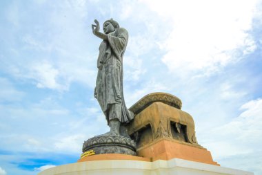 Bir Budist parktır Tayland Nakhon Pathom il phuttamonthon