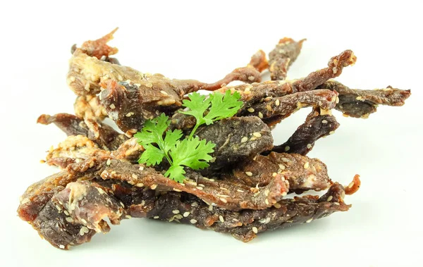 kurutulmuş sığır - ev yapımı kuru baharatlı et iyileştirdi.